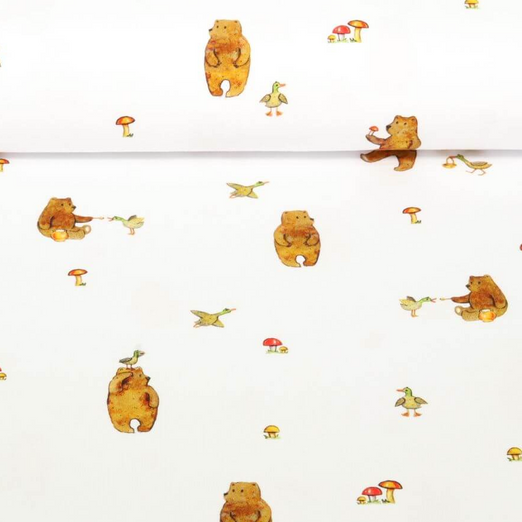 Jersey - Impression digitale Ours Blanc