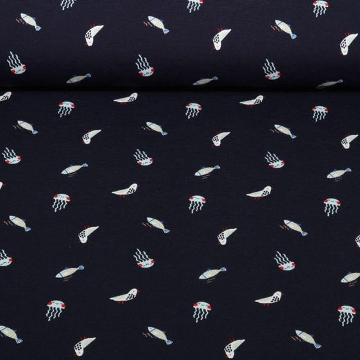 Jersey - Maritim Blau