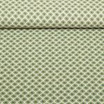 Seersucker - Fleurs vintage Vert tilleul