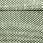 Seersucker - Fleurs vintage Vert
