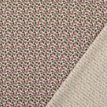 Seersucker - Mini körsbär vintage slät aubergine Seersucker - Mini körsbär vintage slät aubergine