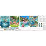 Canvas Panel - Digitaldruck Kids Backpack Meerjungfrau Multicolor Canvas Panel - Digitaldruck Kids Backpack Meerjungfrau Multicolor