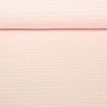 Sommersweat - Strick French Terry Streifen Rosa 
