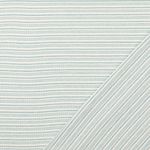 Sommarsweat - Stickad French Terry randig turkos