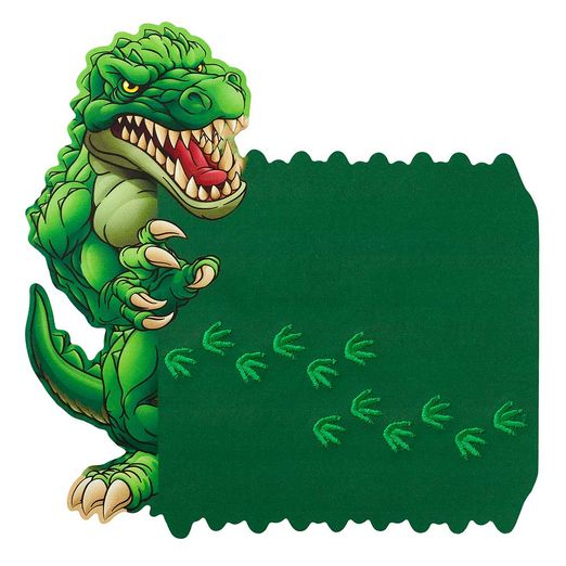 Ecusson thermocollant pour sac d'école - T-Rex