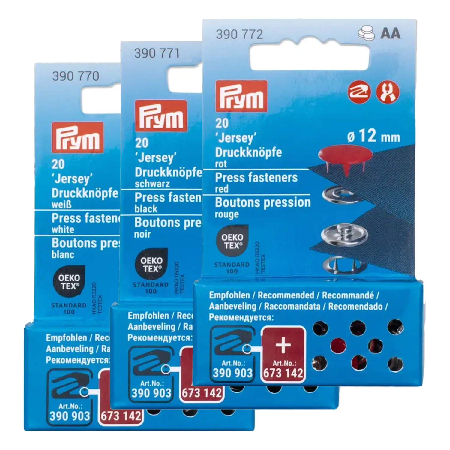 PRYM Jersey Druckknöpfe geschlossen - 12mm - 20 Stück-0 PRYM Jersey Druckknöpfe geschlossen - 12mm - 20 Stück-0