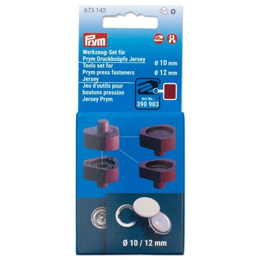 PRYM Werkzeug-Set für Jerseydruckknöpfe - 10 und 12mm