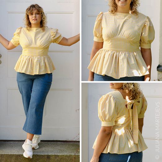 Bluse - The Bella Blouse - Schnittmuster eBook