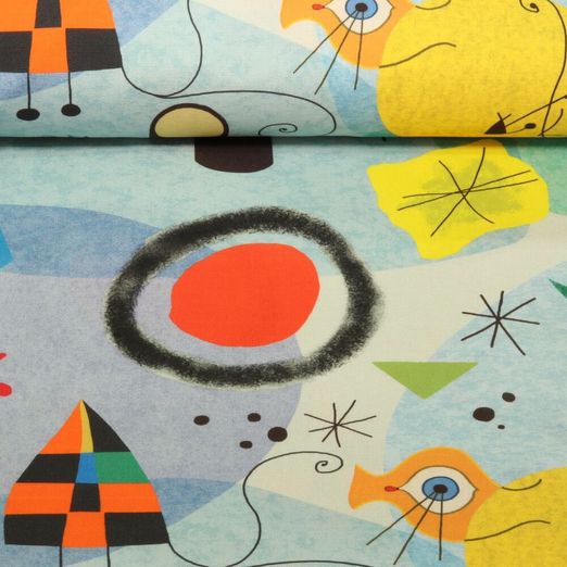 Tissu d'extérieur Hugo & Hilda - Formes abstraites Multicolore Tissu d'extérieur Hugo & Hilda - Formes abstraites Multicolore