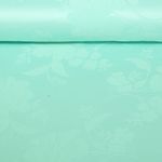Tissu robes et blouses Béa - Fleurs ton sur ton Vert menthe