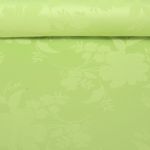 Tissu robes et blouses Béa - Fleurs ton sur ton Vert pomme