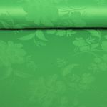 Tissu robes et blouses Béa - Fleurs ton sur ton Vert gazon