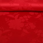Tissu robes et blouses Béa - Fleurs ton sur ton Rouge