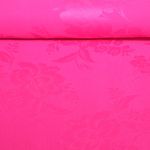 Tissu robes et blouses Béa - Fleurs ton sur ton Rose vif