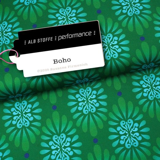 Collection Performance Albstoffe - Boho Vert Collection Performance Albstoffe - Boho Vert