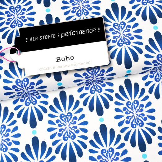 Collection Performance Albstoffe - Boho Blanc