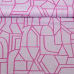 Voile de coton - Nerida Hansen Impression digitale Town Lilas