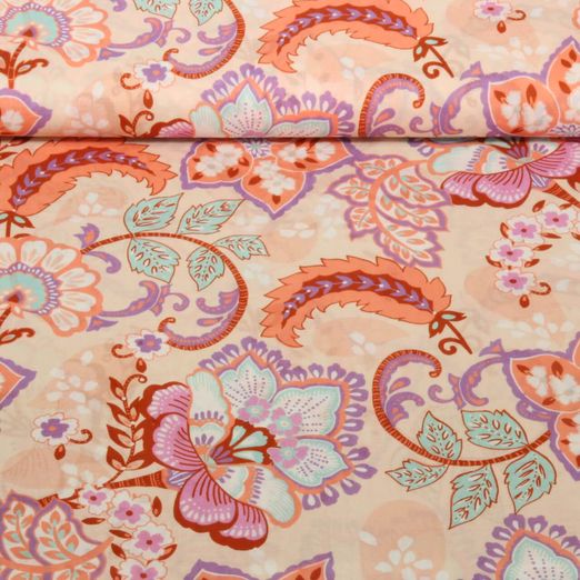 Voile de coton - Nerida Hansen Stella Corail