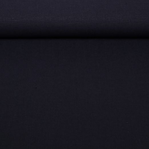 Leinen - European Flax Leinen Uni Navy