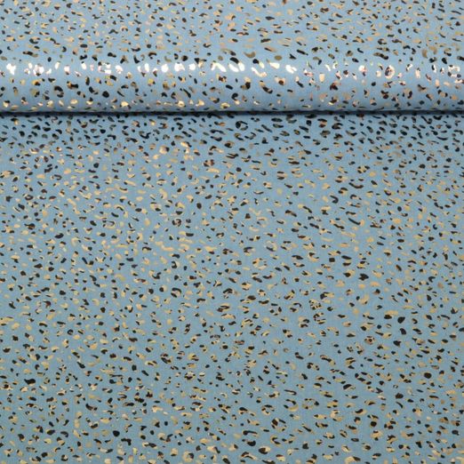 Blusenjeans - Leo Foliendruck Hellblau
