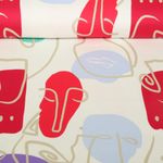 Satin de coton stretch - Visages Ecru