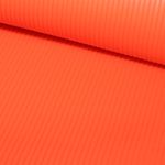 Simili synthétique plissé - Orange - Au mètre