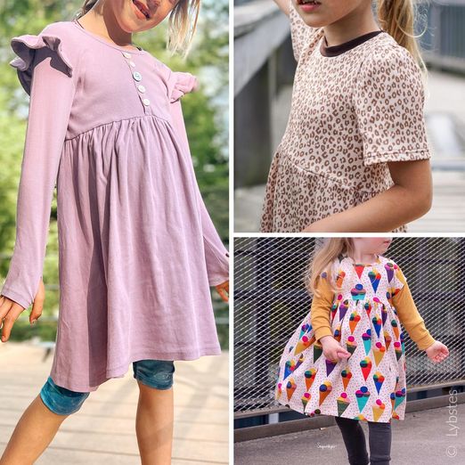 Kleid - Basickleid Juna 2.0 Kids - Schnittmuster eBook