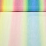 Tulle souple - Rayures arc-en-ciel Multicolore