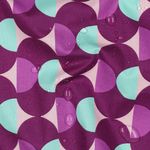 Coton enduit – graphique violet Coton enduit – graphique violet