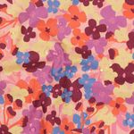 Beschichtete Baumwolle – Blumen Pfirsich Beschichtete Baumwolle – Blumen Pfirsich