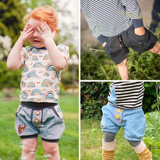 Shorts - Kurze Pumphose 2.0 - Schnittmuster eBook