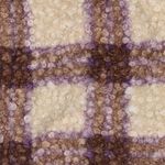 Stof jas - Boucle ruit paars beige Stof jas - Boucle ruit paars beige