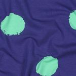 Jersey - Große Punkte Blau Jersey - Große Punkte Blau