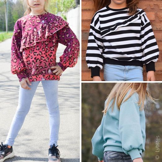 Oversized Sweater Kids - Schnittmuster eBook