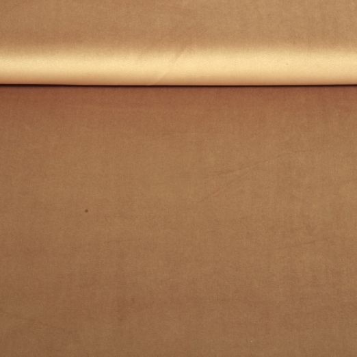 Velours Magic - Uni Marron camel
