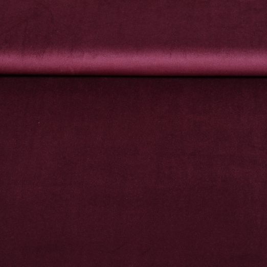 Velours Magic - Uni Bordeaux foncé