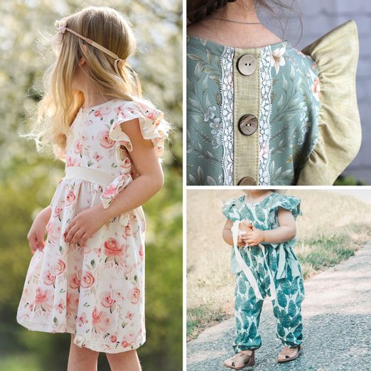 Kleid und Jumpsuit - lovely butterfly - Schnittmuster eBook