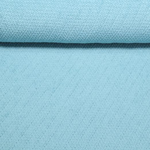 Jersey tricoté éponge - Extra-large Uni Bleu