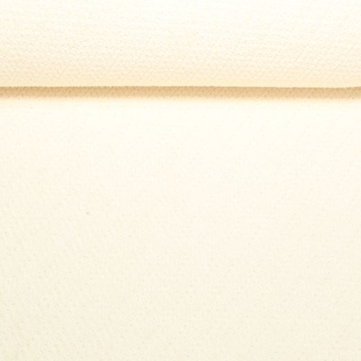 Jersey tricoté éponge - Extra-large Uni Ecru