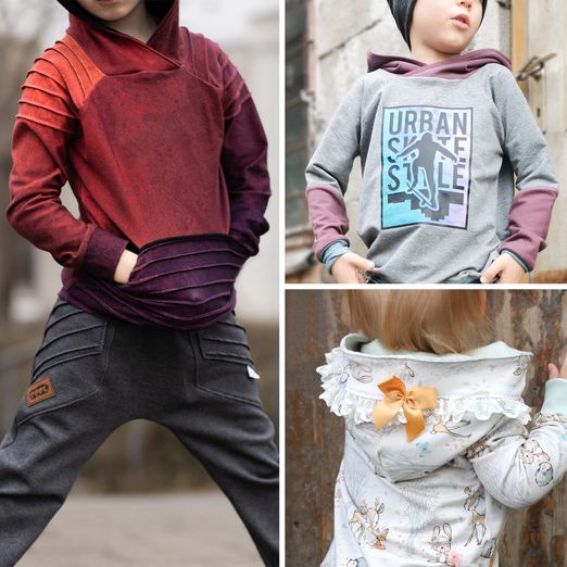 Kapuzenpullover - lovely hoodie - Schnittmuster eBook