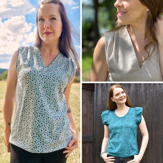 Shirt - lovely lady top- Schnittmuster eBook