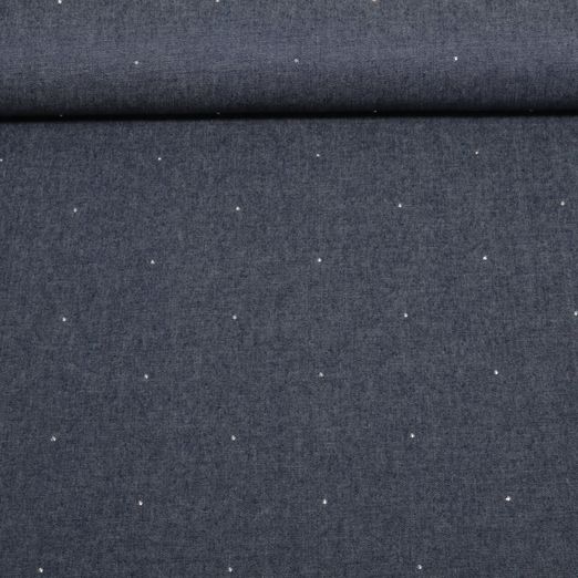 Blusenjeans - Glitzersteine Blau
