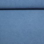 Jersey - Jeans brodé Uni Bleu clair