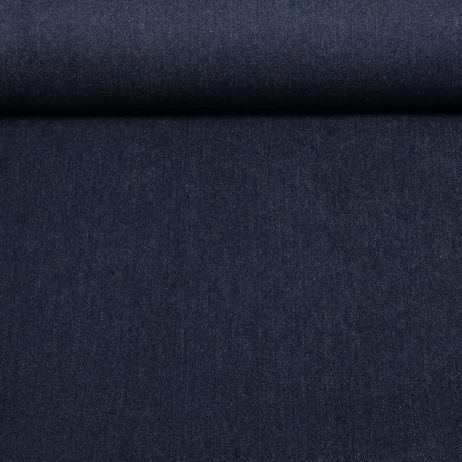 Tissu jeans pantalon lourd - Bleu foncé