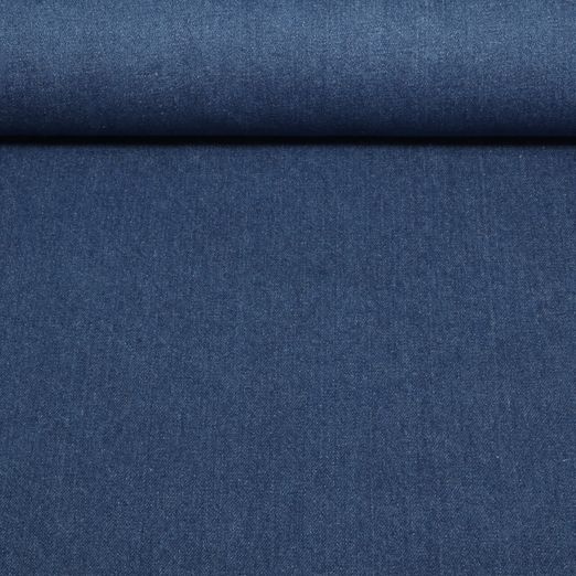 Tissu jeans pantalon lourd - Bleu