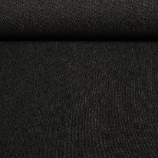 Tissu jeans pantalon lourd - Noir
