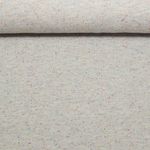 Sweat d'été - French Terry Grosses bouclettes Imp. digi. Gris clair Mélange