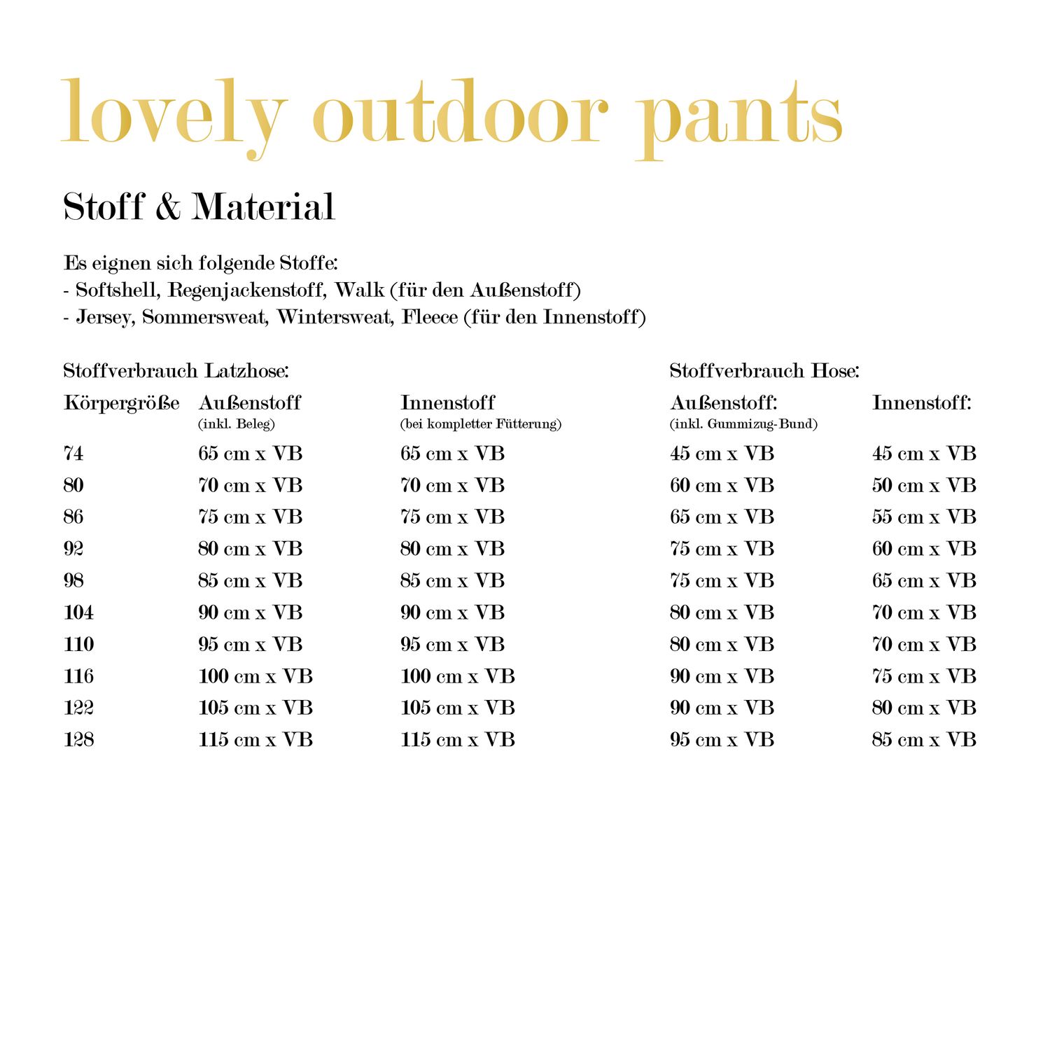 Matschhose - lovely outdoor pants - Schnittmuster eBook-1 Matschhose - lovely outdoor pants - Schnittmuster eBook-1