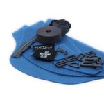 Air Mesh Nähset für 2 Bauchtaschen - jeansblau