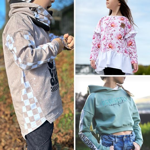 Pullover - lovely oversized hoodie - Schnittmuster eBook